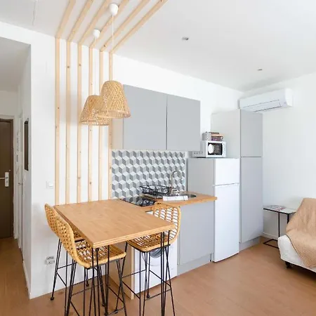 Studio Deco Blancarde 2-3 Pers Terrasse Parking Clim Marseille Exterior photo