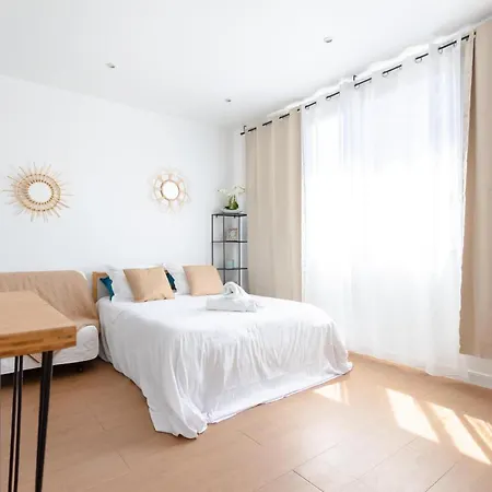 Studio Deco Blancarde 2-3 Pers Terrasse Parking Clim Marseille Exterior photo